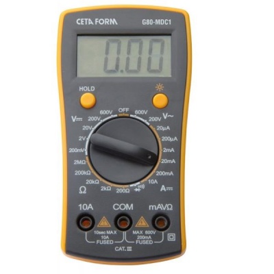 Cetaform Digital Multi-Meter Manual Range