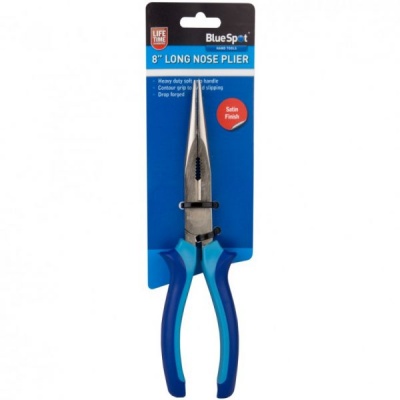 BLUESPOT 8″ LONG NOSE PLIERS