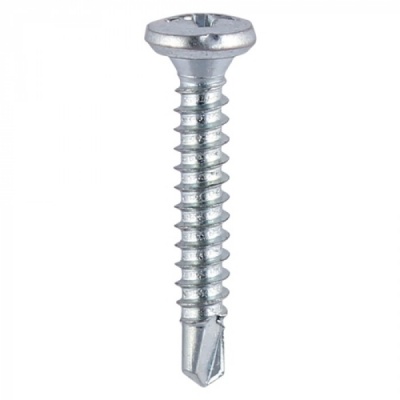 Shallow Pan Head, Self-Tapping Thread, Self Drilling Point