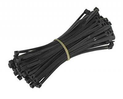 2.5mm wide  black cable tie