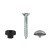 Chrome mirror screw 8 x 2 ( 4mm x 50mm )