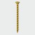 Timco classic yellow plated woodscrew