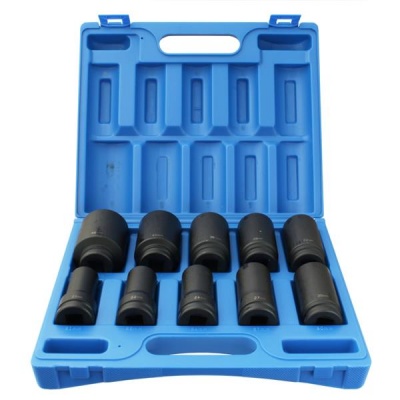 3/4'' Drive Action 10 Piece Long Reach Impact Socket Set