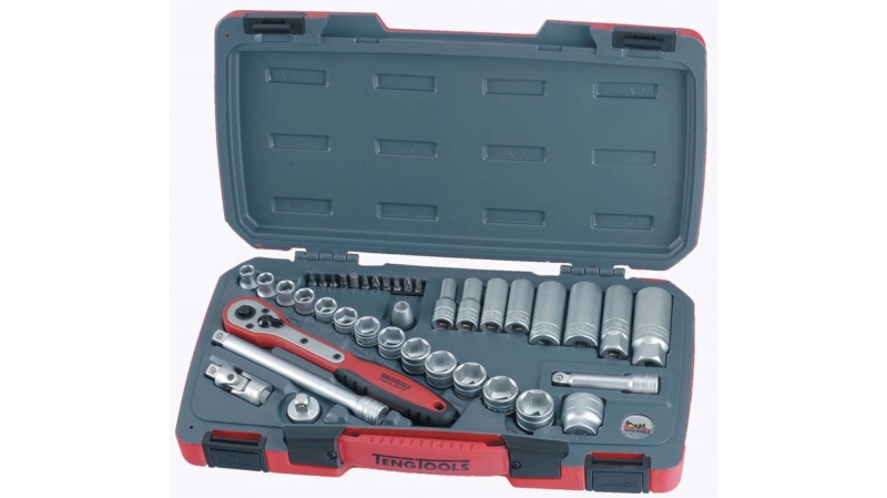 Teng Tools 39 Piece 3/8 Inch Drive Socket Set