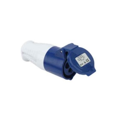 240 Volt 16 Amp Trailing Socket Blue