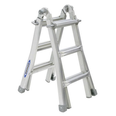 WERNER TELESCOPIC COMBINATION LADDER 4X3 Rung