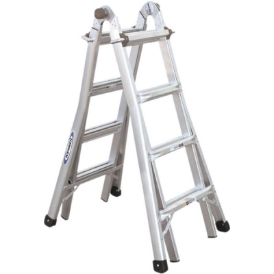 WERNER TELESCOPIC COMBINATION LADDER 4X4 Rung