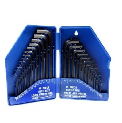 30 Pce Hex Key Set