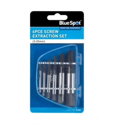 6PC SCREW EXTRACTOR SET (3-25MM)