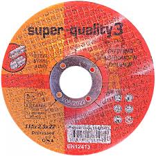 4 1/2'' x 1mm stainless steel cutting disc