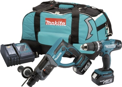 Makita DLX2025M 18V DHR202 DHP453Z 2 Piece Kit