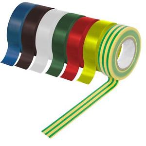 Insulating tape available in different colours