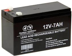 12 Volt 7 amp Batterys
